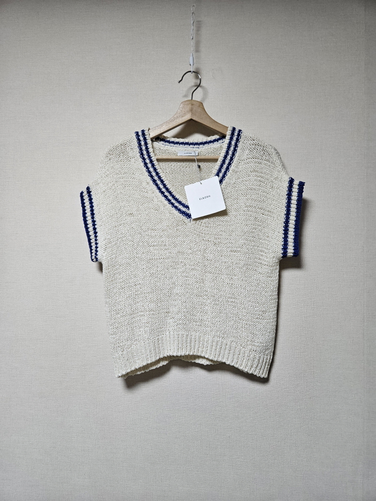 엘보른 elborn 니트 베스트 프리사이즈