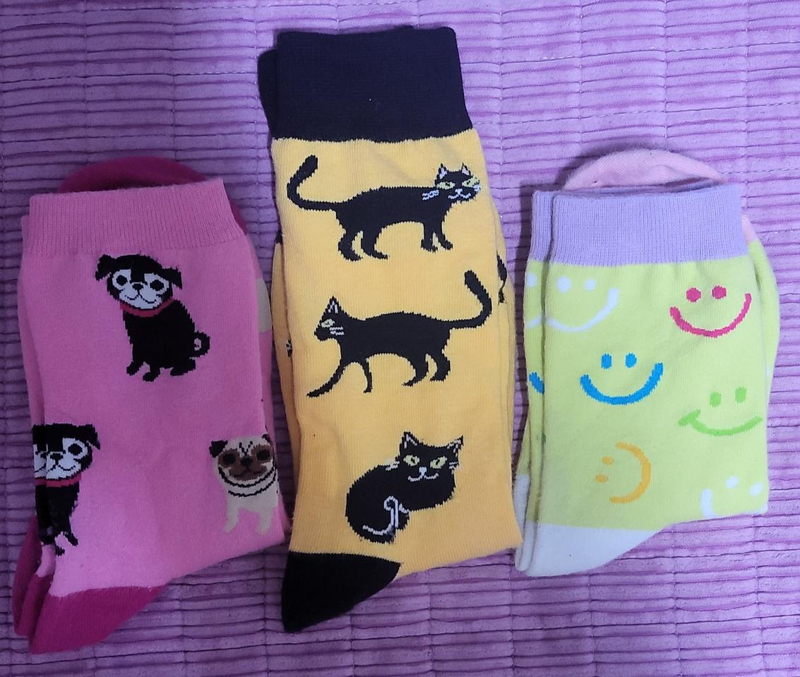 여성용 중목양말 3족(220~250)