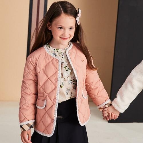 키즈) DAKS 트위드배색 경량점퍼