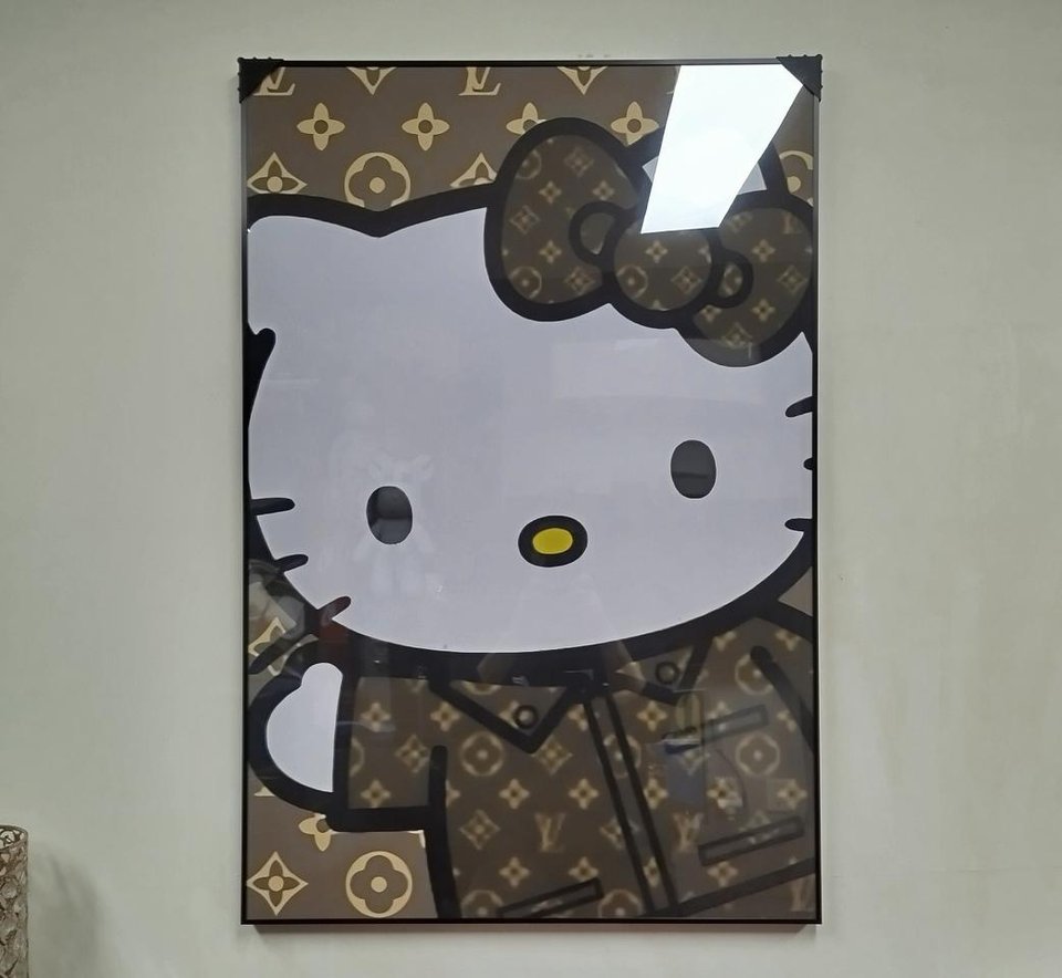헬로키티 키티그림 키티액자 루이비통그림 루이비통액자 명품그림 명품액자