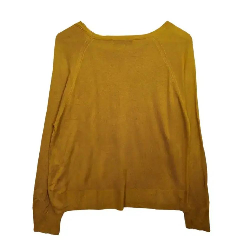 자라 겨자색 니트 M