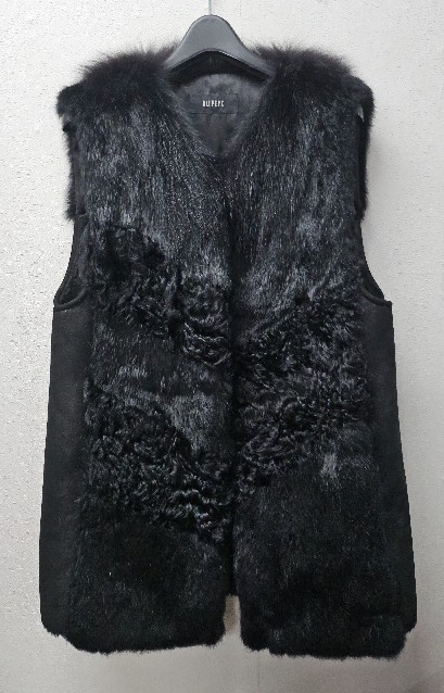 BLUPEPE 밍크퍼  가죽베스트 55