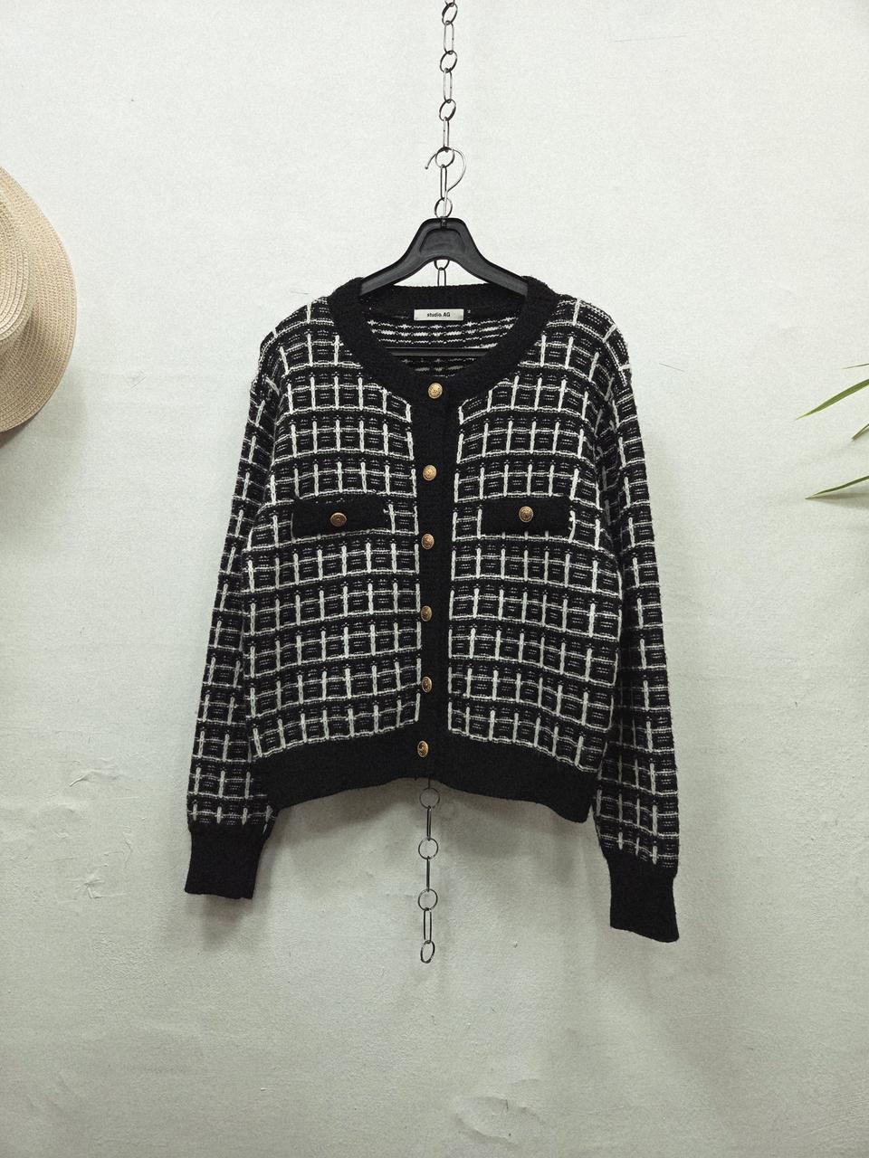 스튜디오엣지/트위드가디건66까지