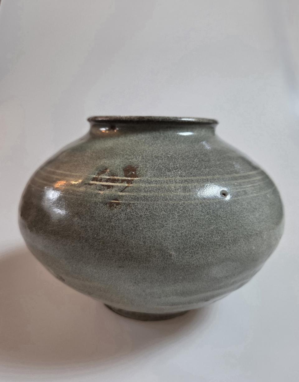 고도자기 조선시대 초기 분청사기 백상감 선문호