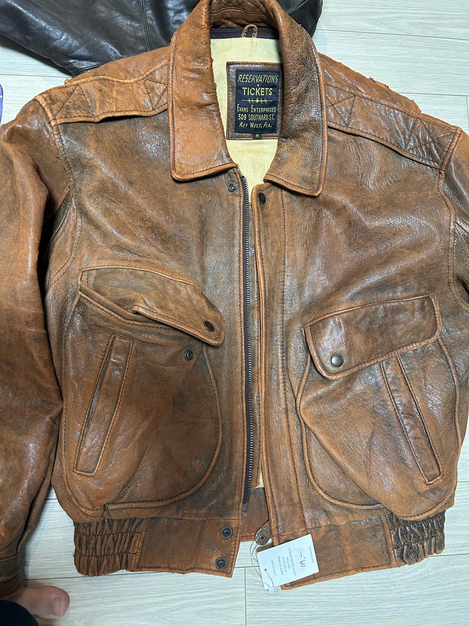 빈티지 레더자켓