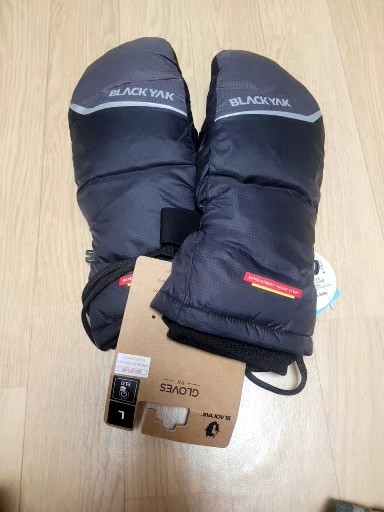 (정품)블랙야크 구스 벙어리 장갑 L사이즈 새상품