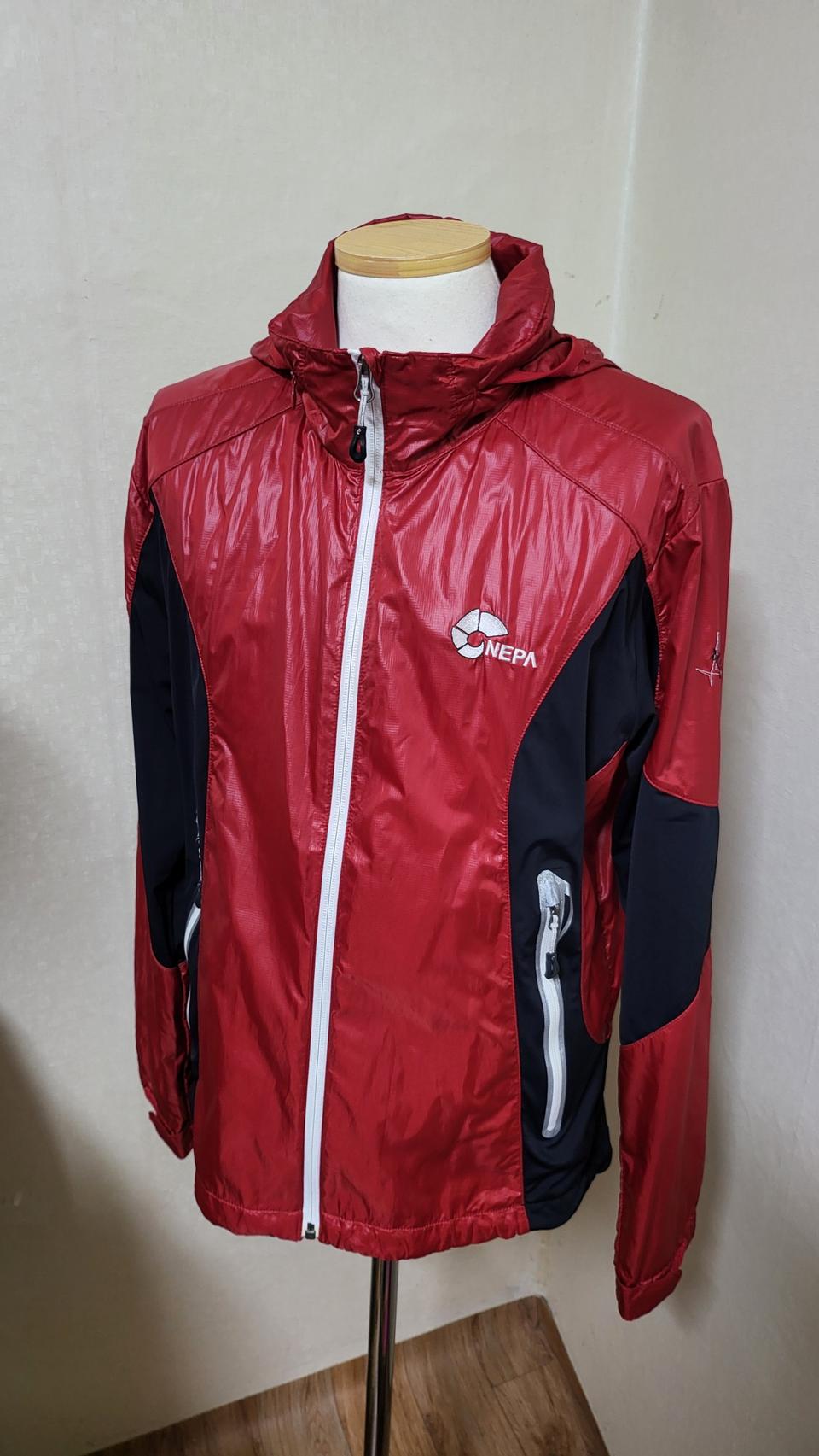 100) 네파 바람막이 후드..