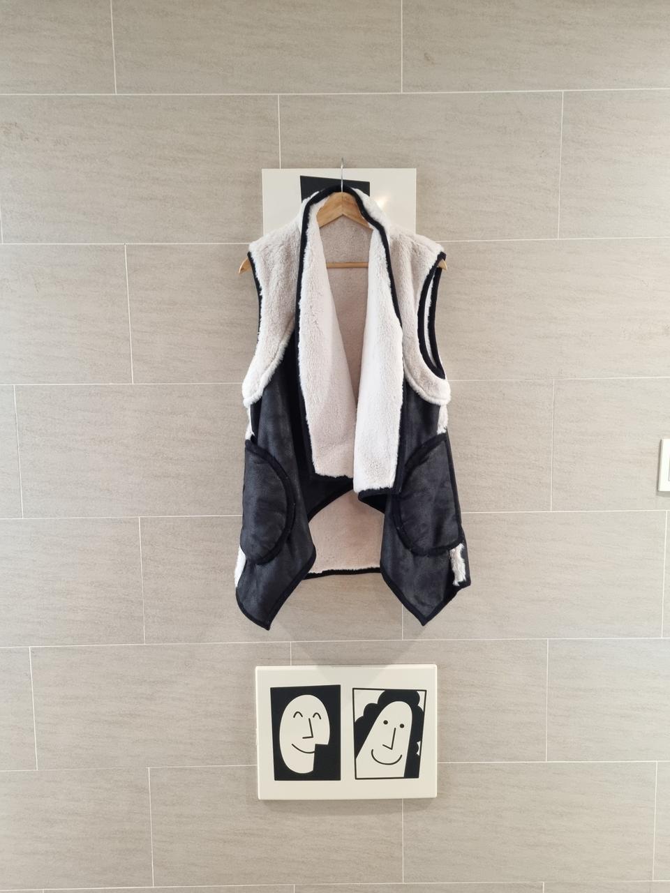 양면무스탕 퍼 베스트 조끼