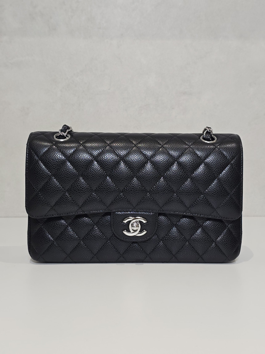 샤넬 클래식 캐비어 미듐