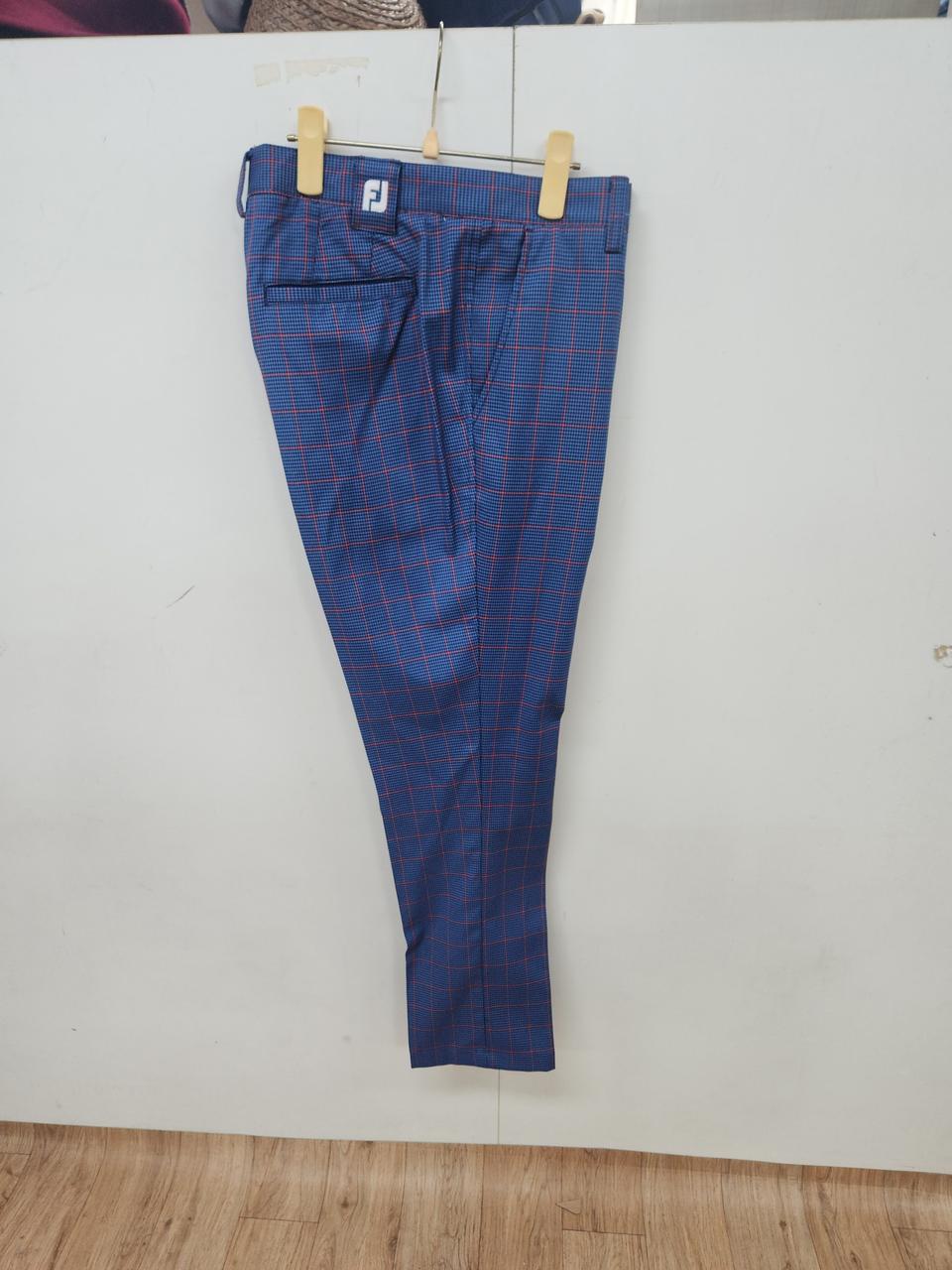 (정품) 풋조이 남성 체크 골프바지 (33)
