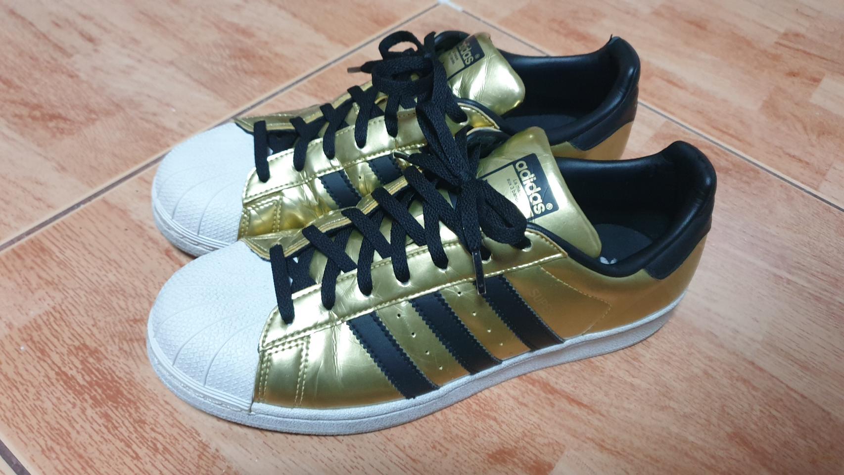 아디다스 슈퍼스타 골드블랙 265