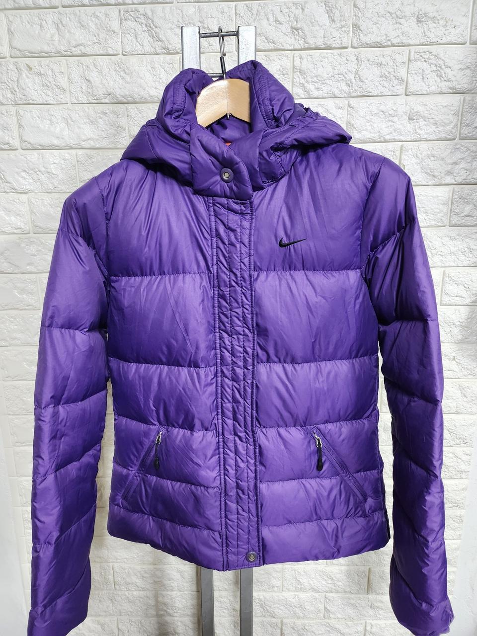 정품)나이키 여성 퍼플 패딩 M