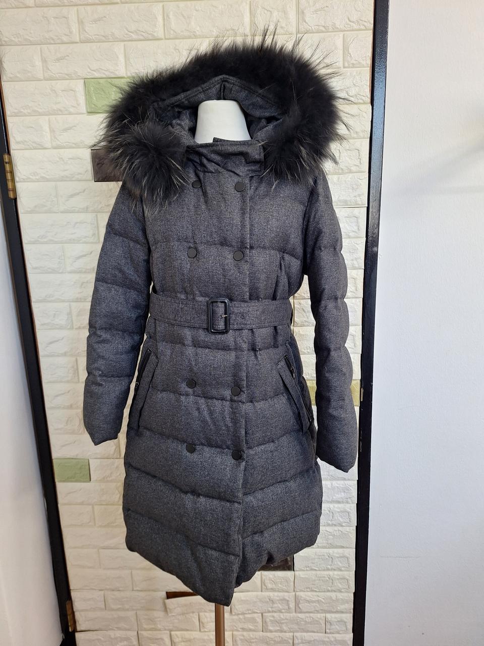 폭스퍼 후드 오리털패딩&코트ㅡ생태좋음