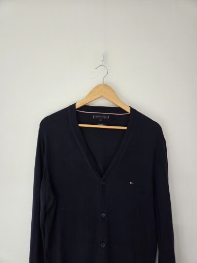 타미힐피거 진네이비 코튼실크 가디건(100사이즈)