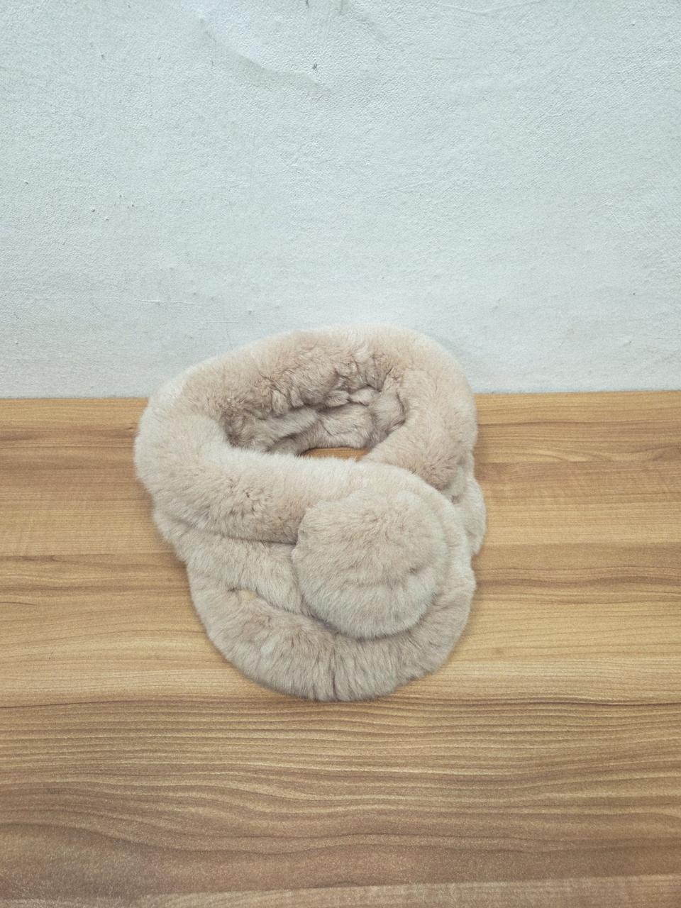 레노마/토끼털목도리