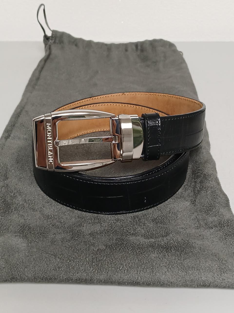 몽블랑 악어가죽 벨트 정품