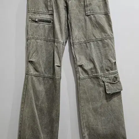[ 1+1 ] 카키 조거 카고팬츠 S