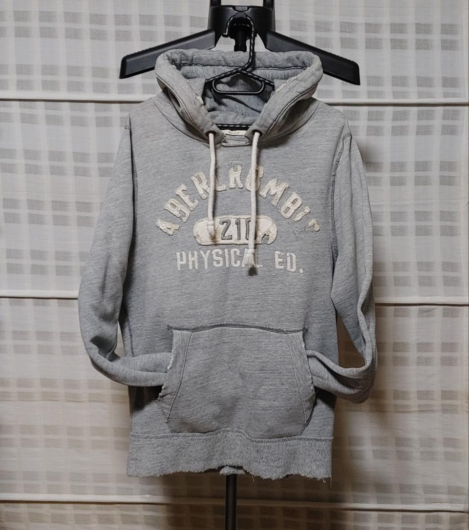 (Abercrombie) 아베크롬비 그레이 후드 M (95~100)