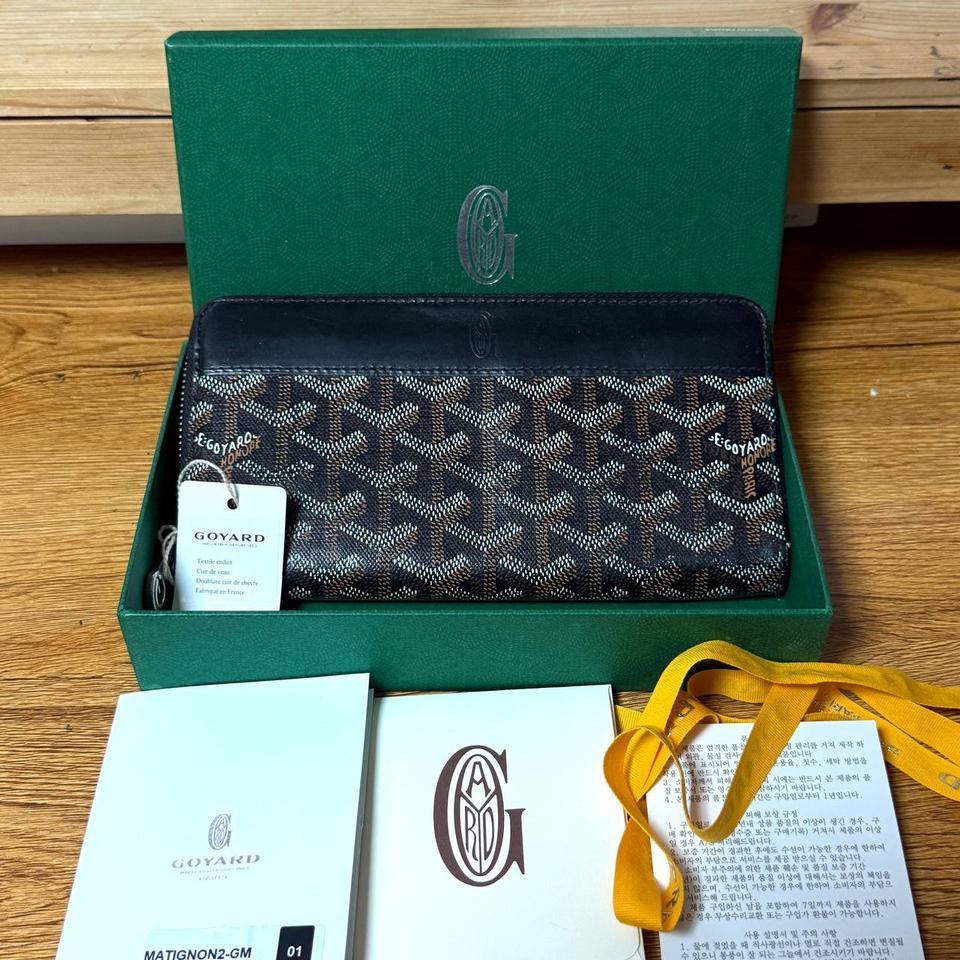 고야드 마티뇽 지퍼 장지갑 풀구성