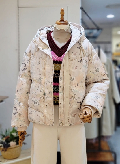 써스데이아일랜드 덕다운 패딩