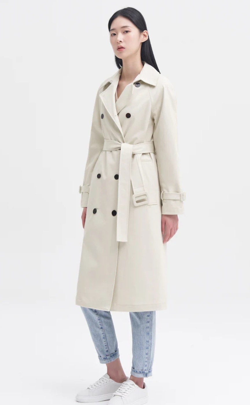 띠어리 본드 트윌 클래식 트렌치코트 0사이즈(국내44~55사이즈)