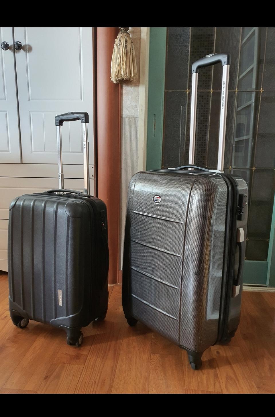 케리어아메리칸투어리스터4륜바퀴잘작동됨저렴히2만8천원그외기내용덤