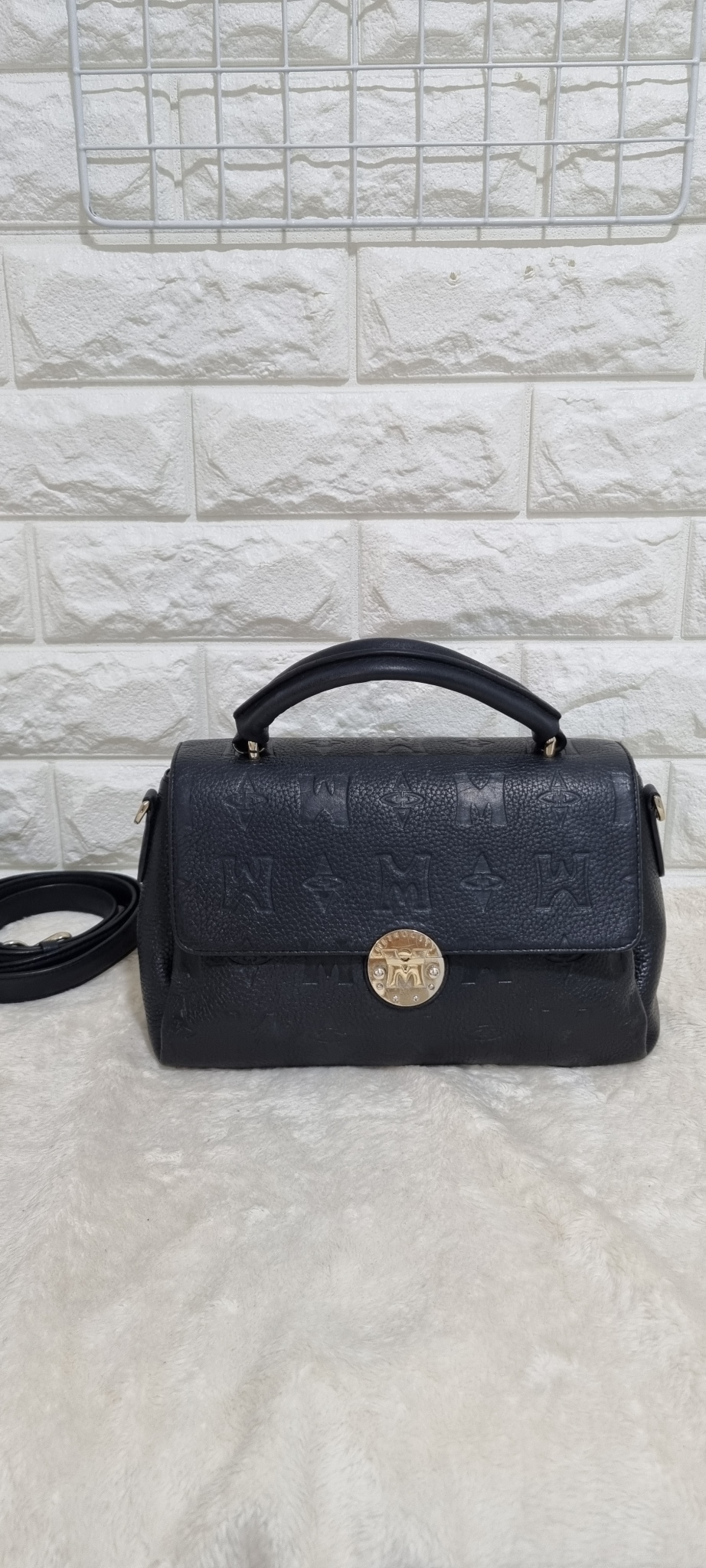 메트로시티 소가죽 탑핸들 토트백 크로스가방