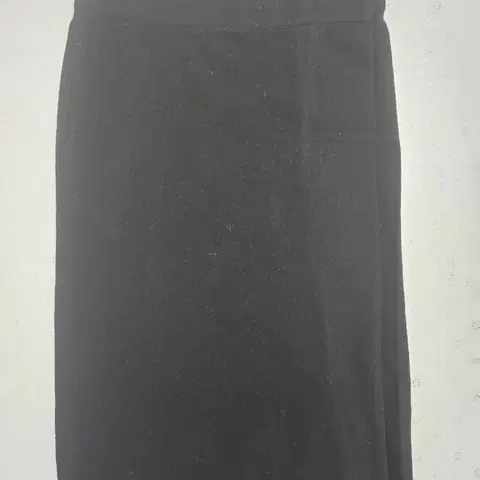 리미 푸 블랙 모직 H라인 스커트 요지 야마모토