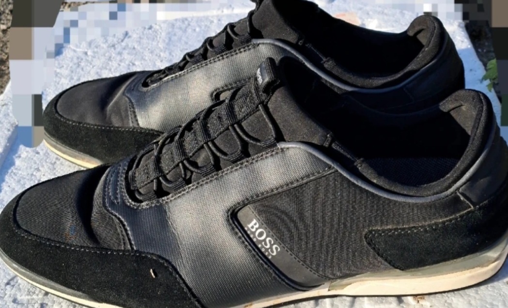 [휴고보스]검정 스니커즈260~265