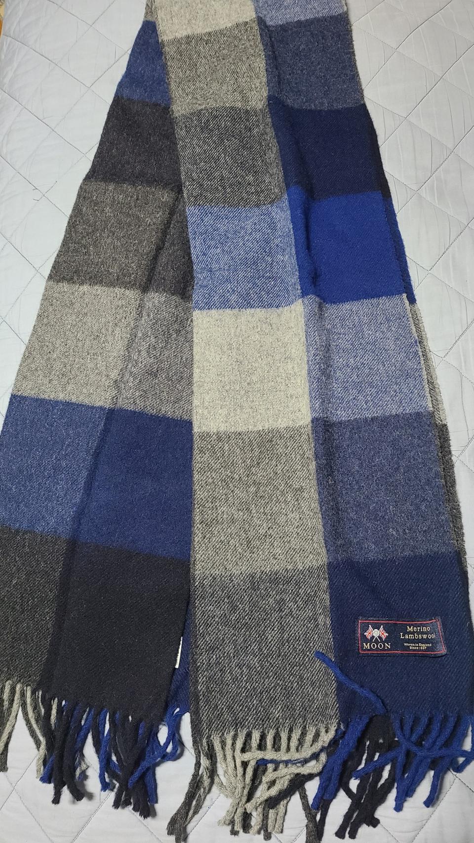 아브라함문 메리노울 머플러 급처