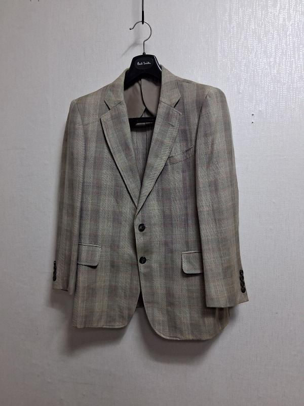 버버리 녹색베이지  레트로체크 쟈켓  춘추 남 작은신장 95신장 대략 1