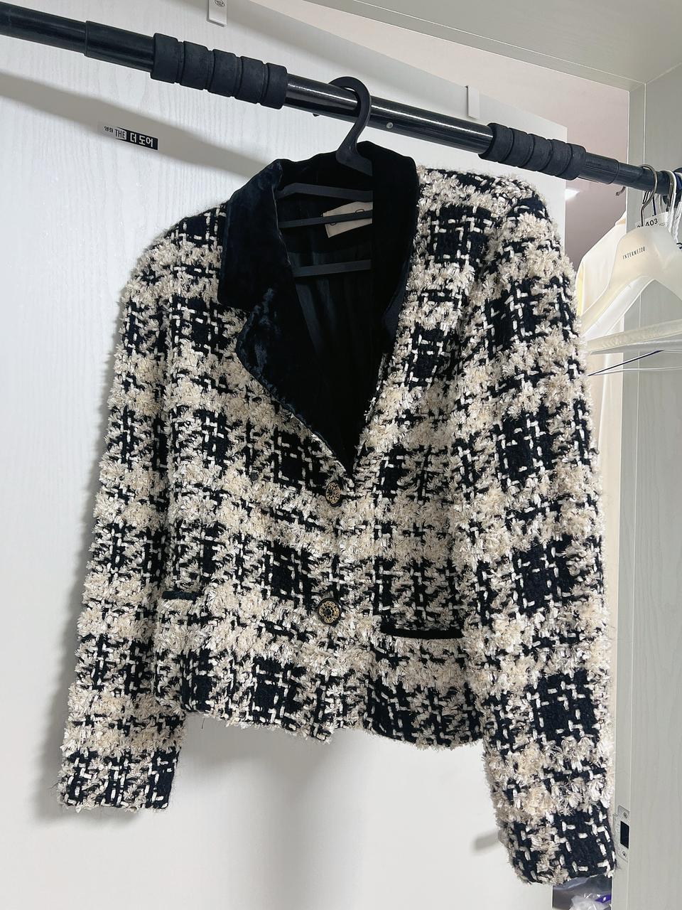 오스카드라렌타 트위드 자켓