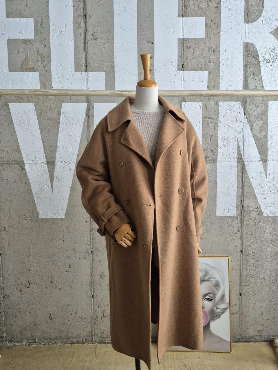 모르간 핸드메이드 롱코트