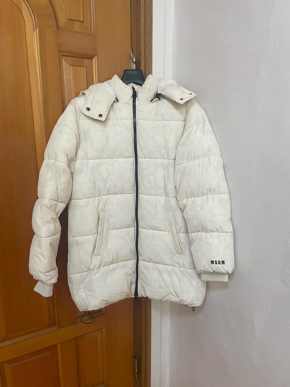 MSGM 키즈 아이보리 패딩 14y