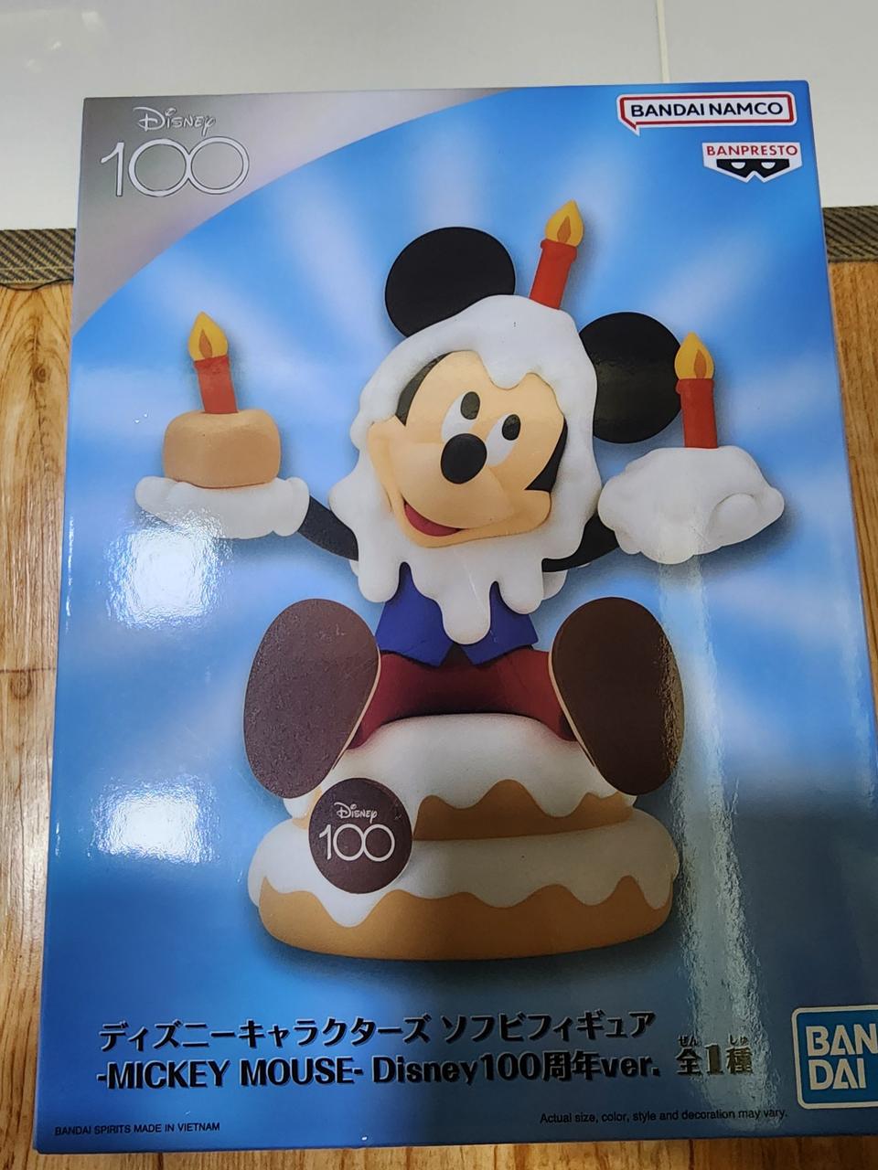 반다이 디즈니 미키마우스 100주년 피규어