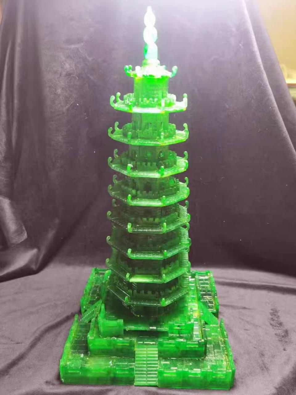 옛날 비취 보탑