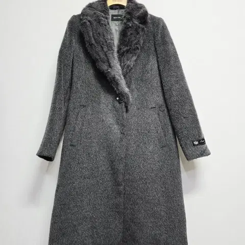 베스티벨리 밍크트리밍 모알파카코트