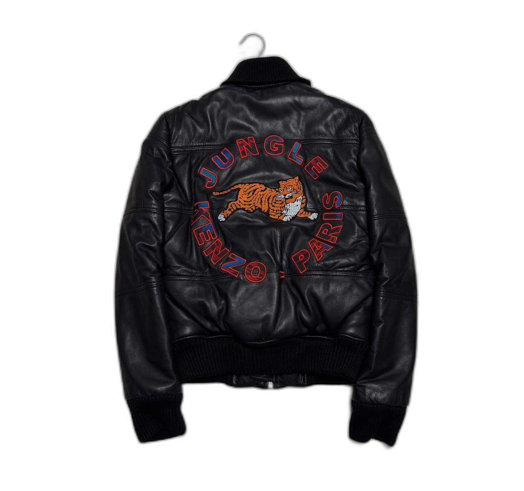 겐조 X H&M 정글 프린트 레더 자켓