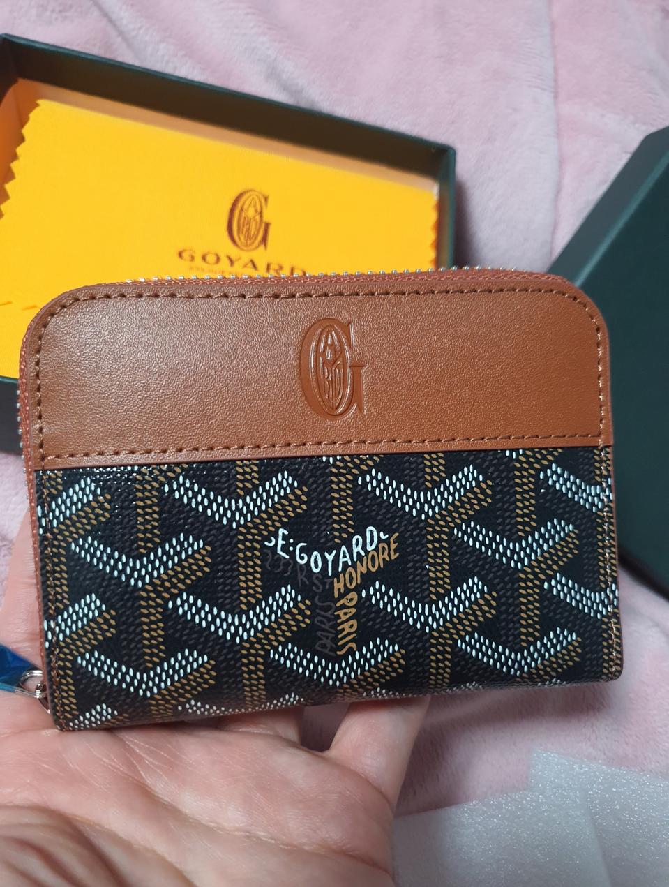 고야드카드지갑 지퍼돌이 마티뇽 고야드지갑