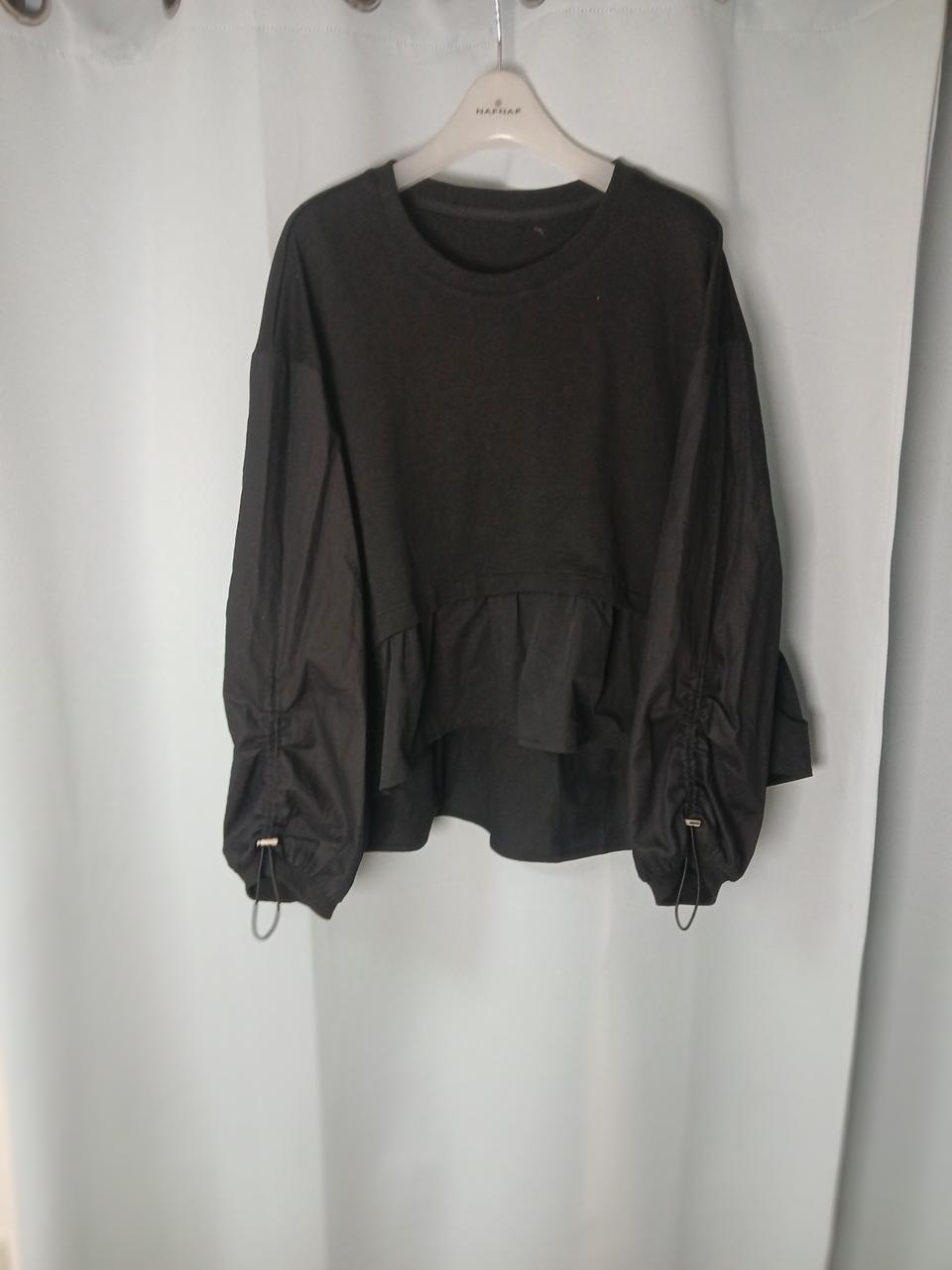 블랙 퍼퓸 블라우스(새상품)ㅡ프리