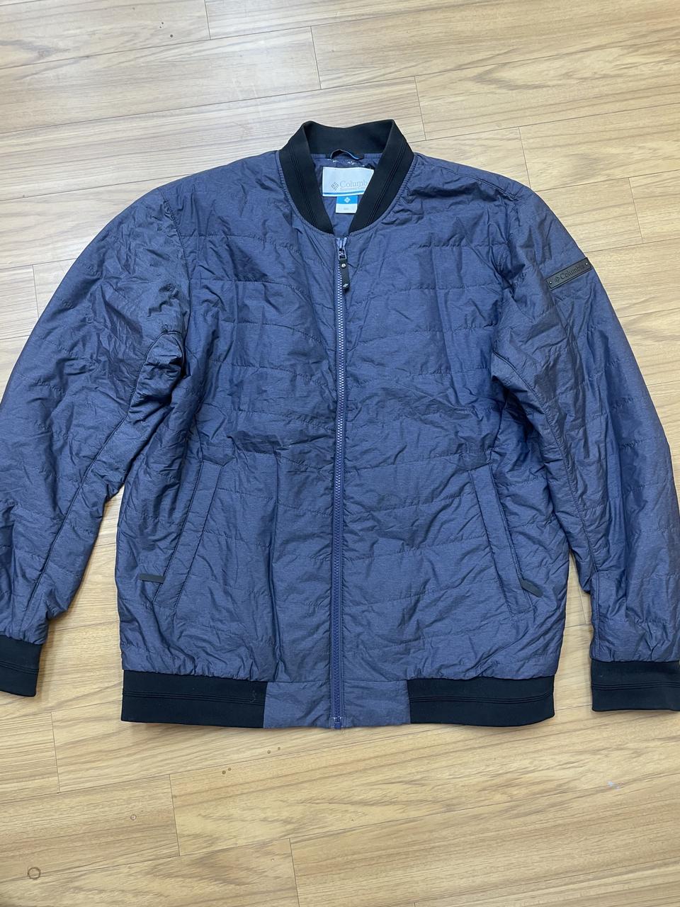 콜롬비아 남성 블루종 점퍼입니다. XXL 사이즈이며, OMNI-S 마크가