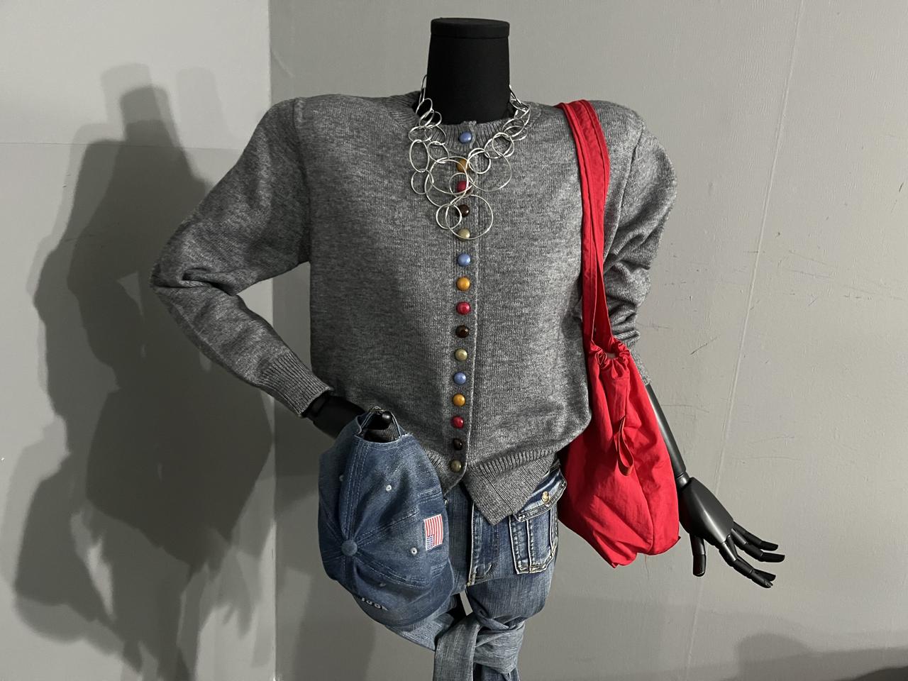 컬러단추니트가디건/니트가디건/가디건