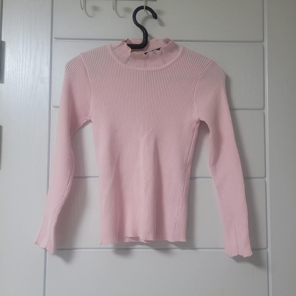 미사용사랑스러운 핑크색 니트S