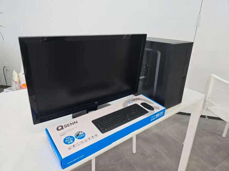 사무용 모니터 및 키마셋 최저가판매!