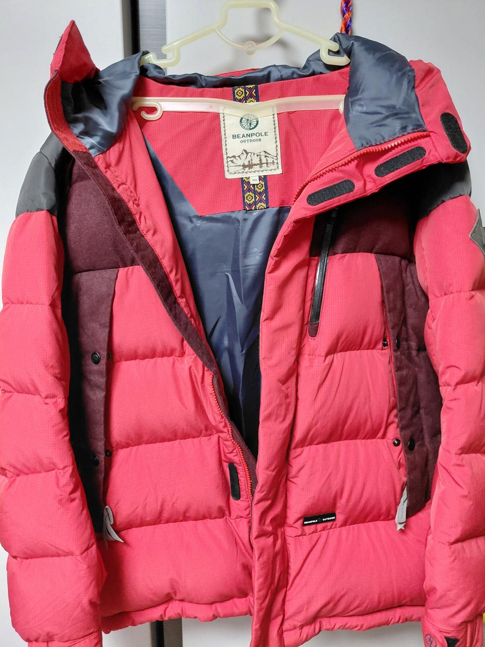 100 오리털 빈폴 패딩