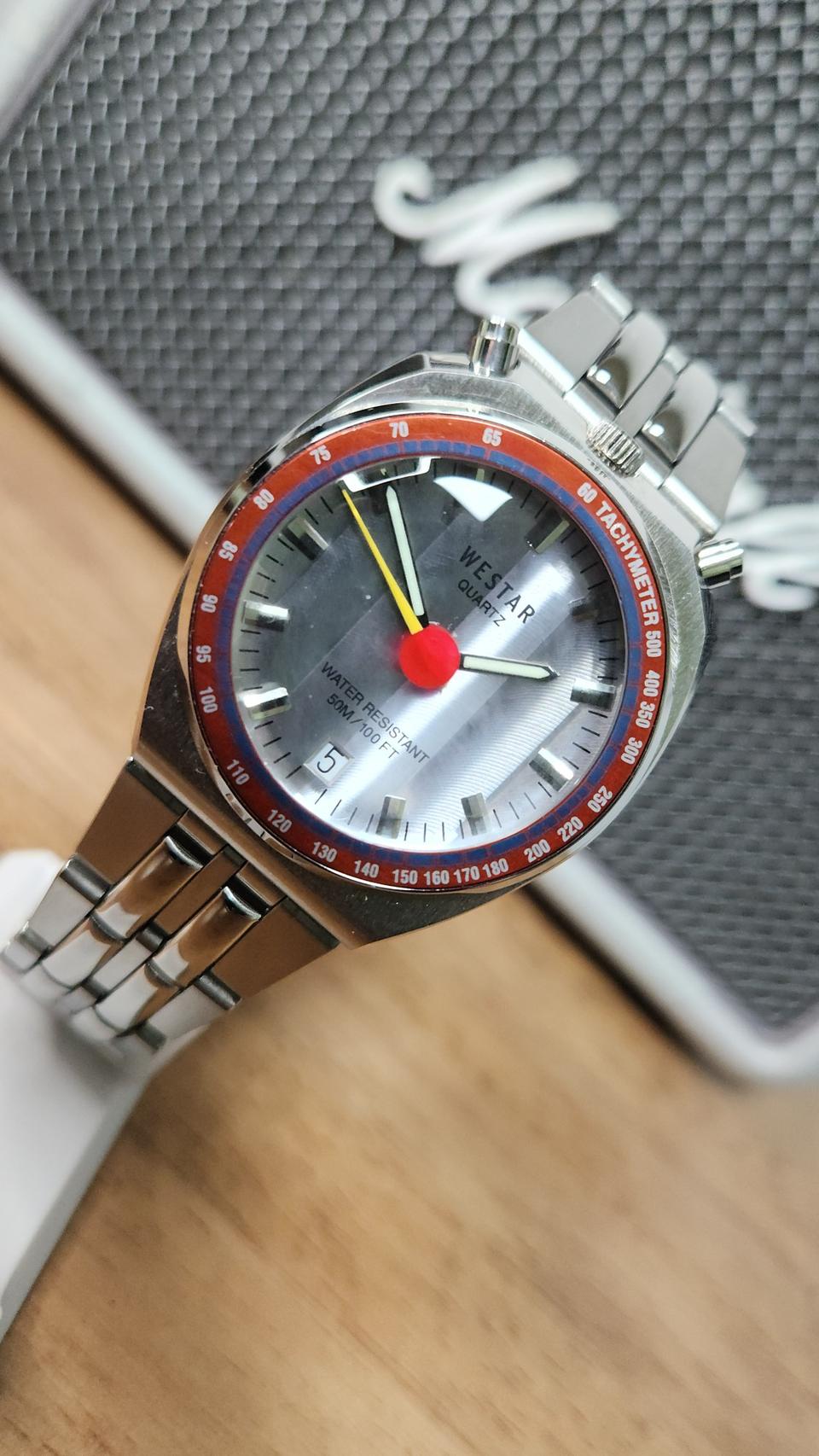 # westar 빈티지 레트로 불헤드 남성 명품시계 급처 / 스위스무브