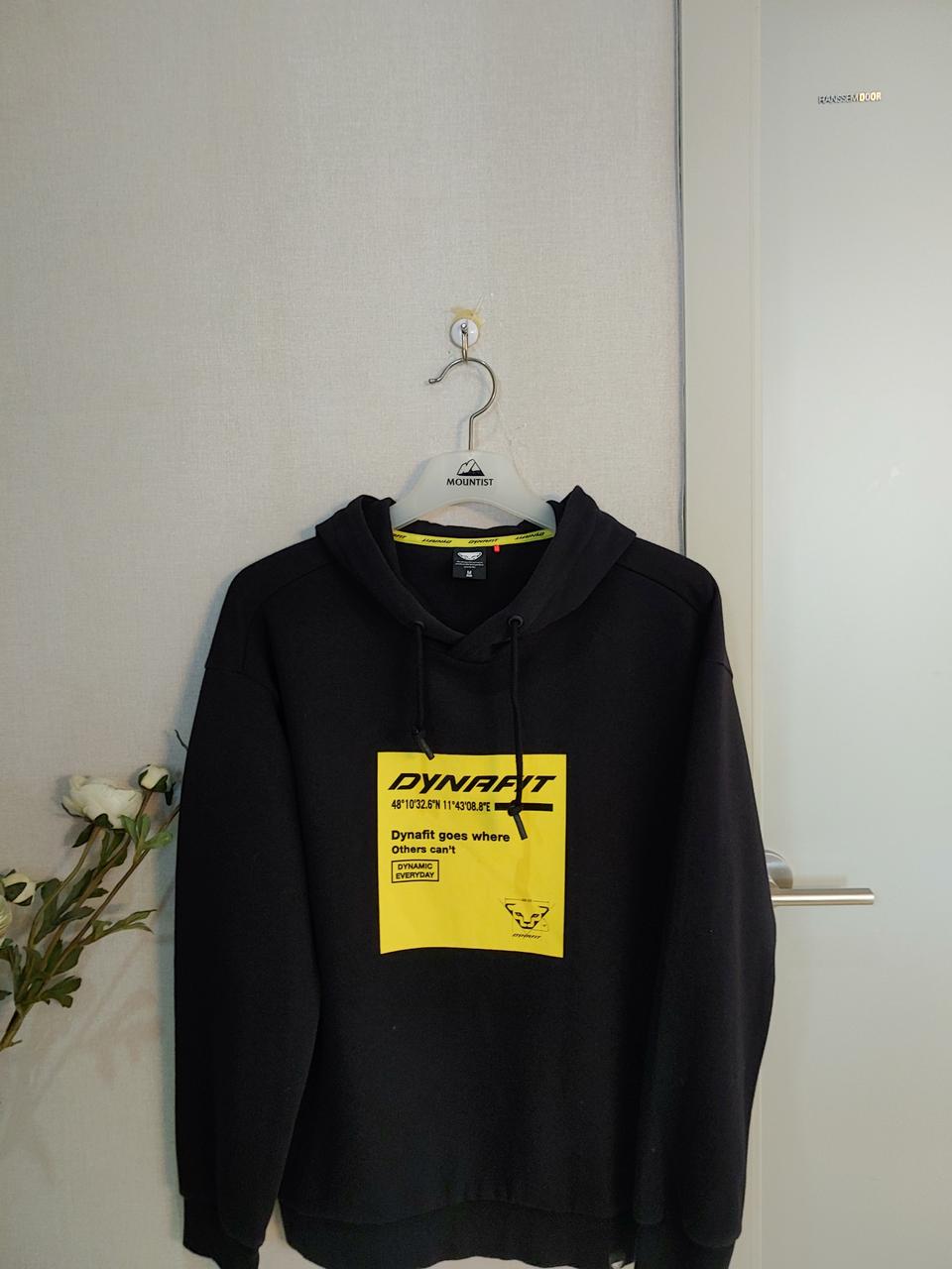 DYNAFIT 다이나핏 검정 후드티 M