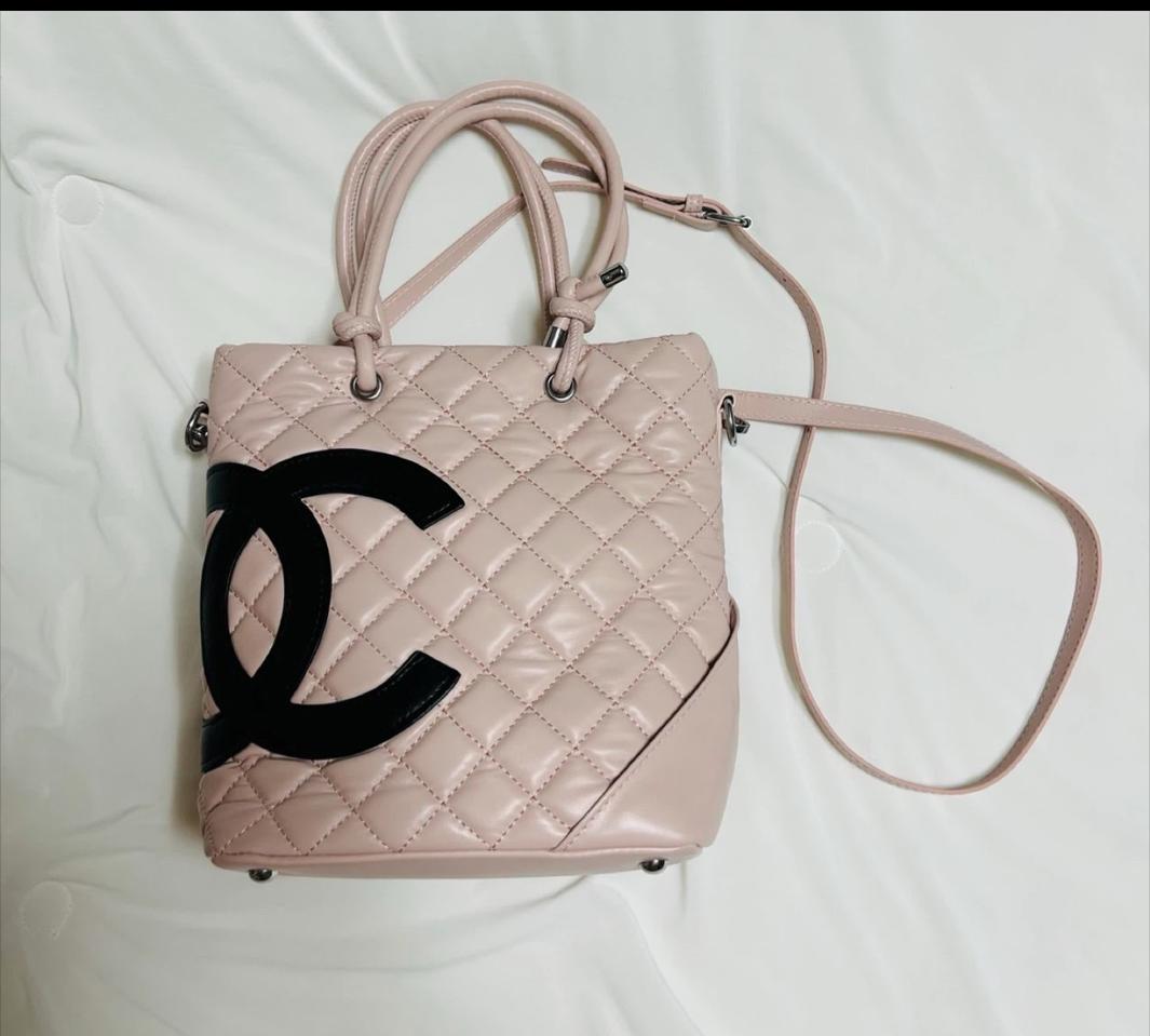 새로고 깜봉 딸기우유색 쇼퍼백 (크로스가능)