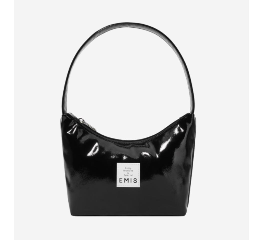 이미스 에나멜 호보백-블랙
