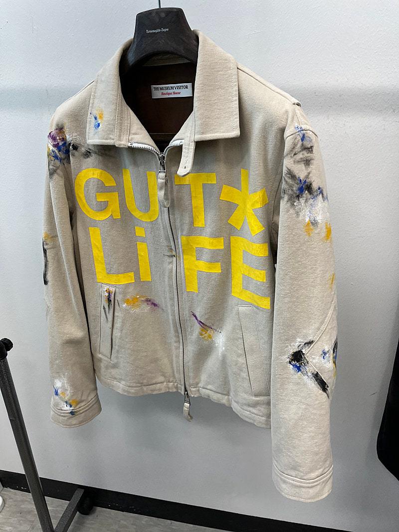 100-105) 뮤지엄비지터 페인티드 자켓